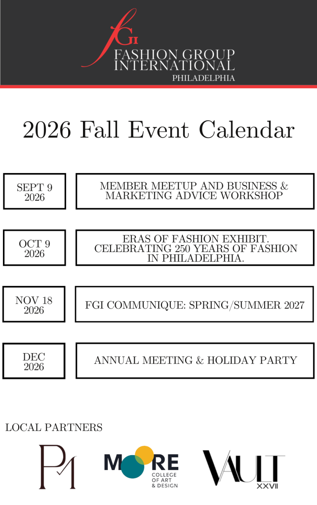 2026 Fall Event Calendar